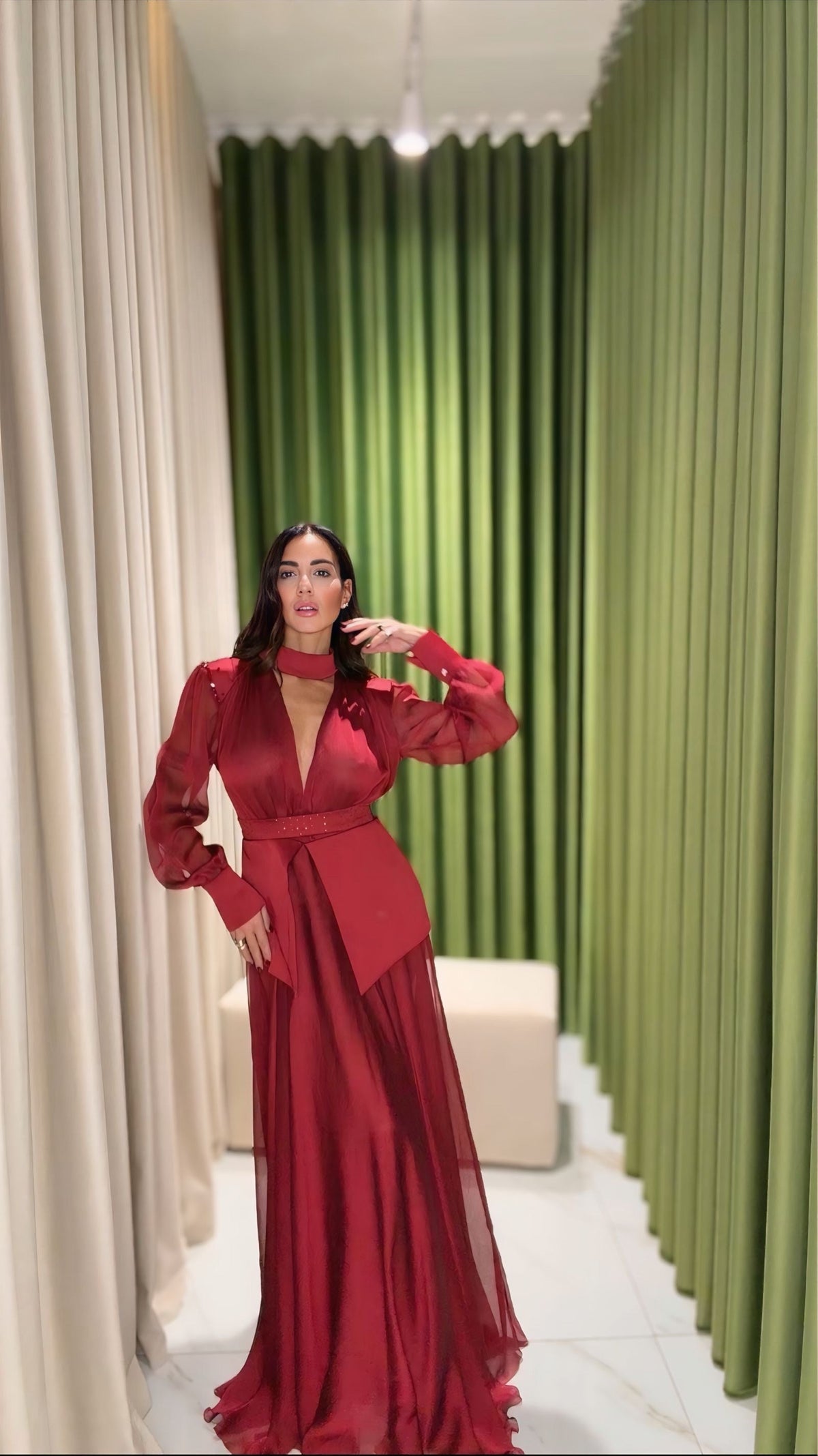 Abito Bordeaux Divina