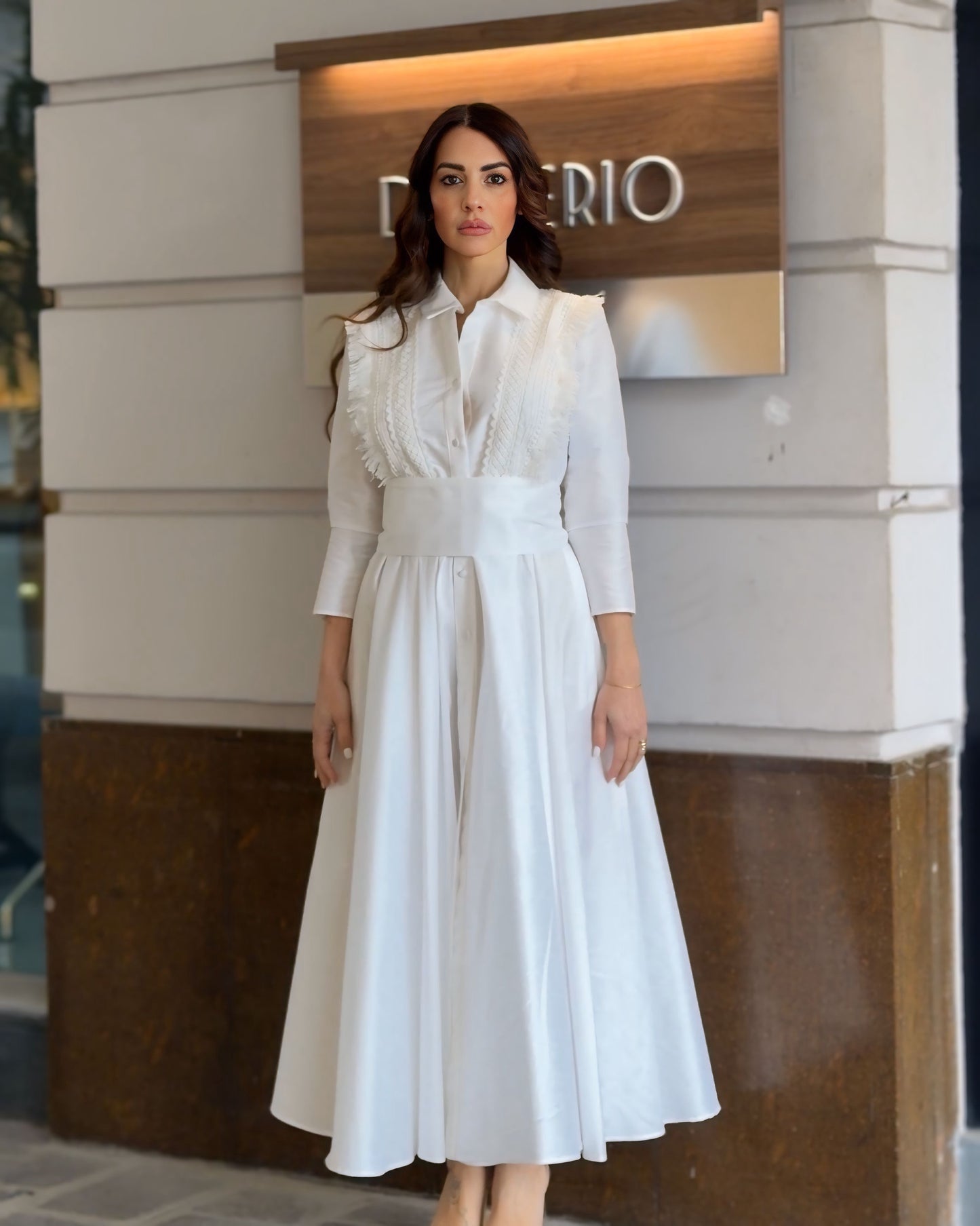 Abito White Chantilly