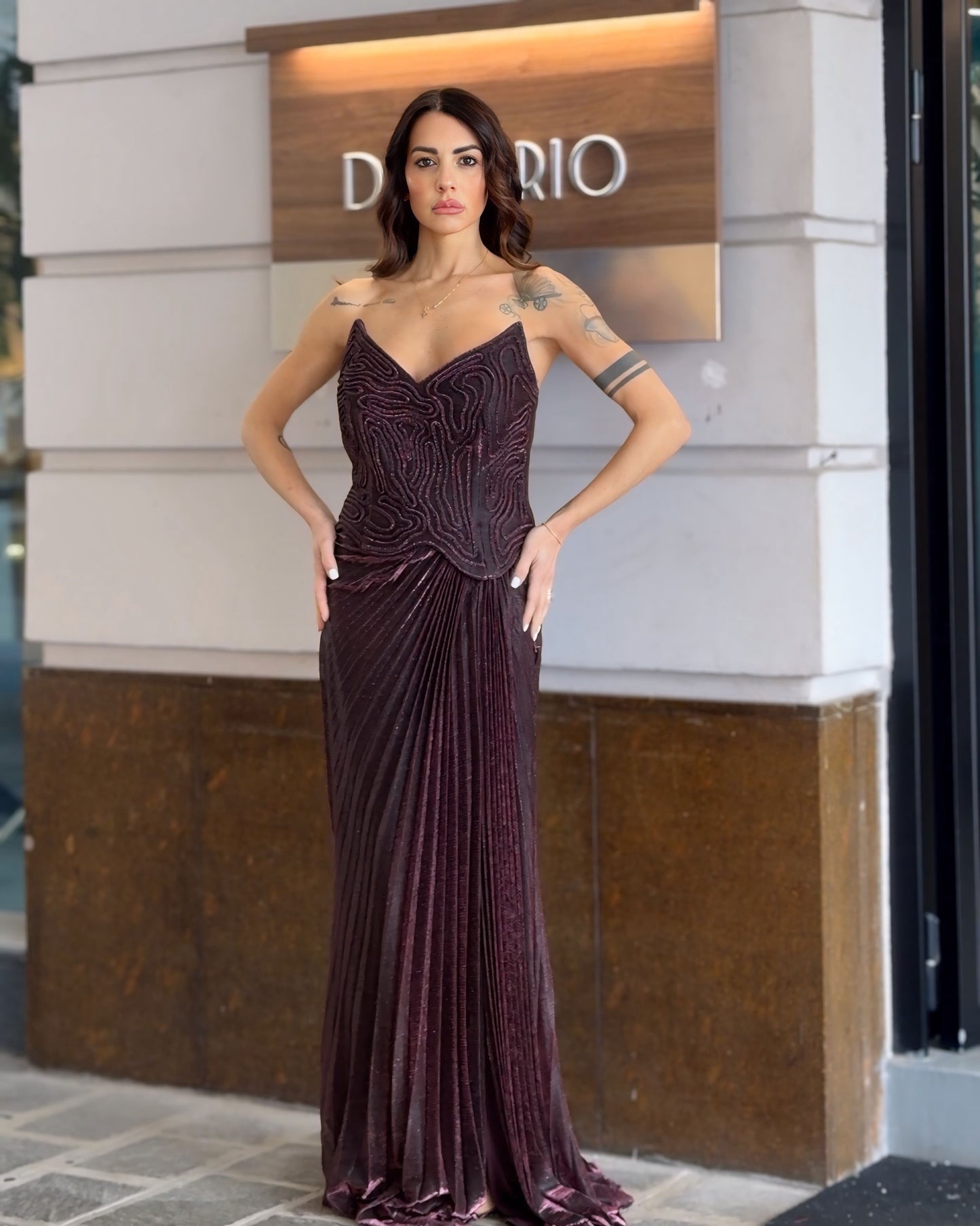 Abito Bordeaux Lumiére