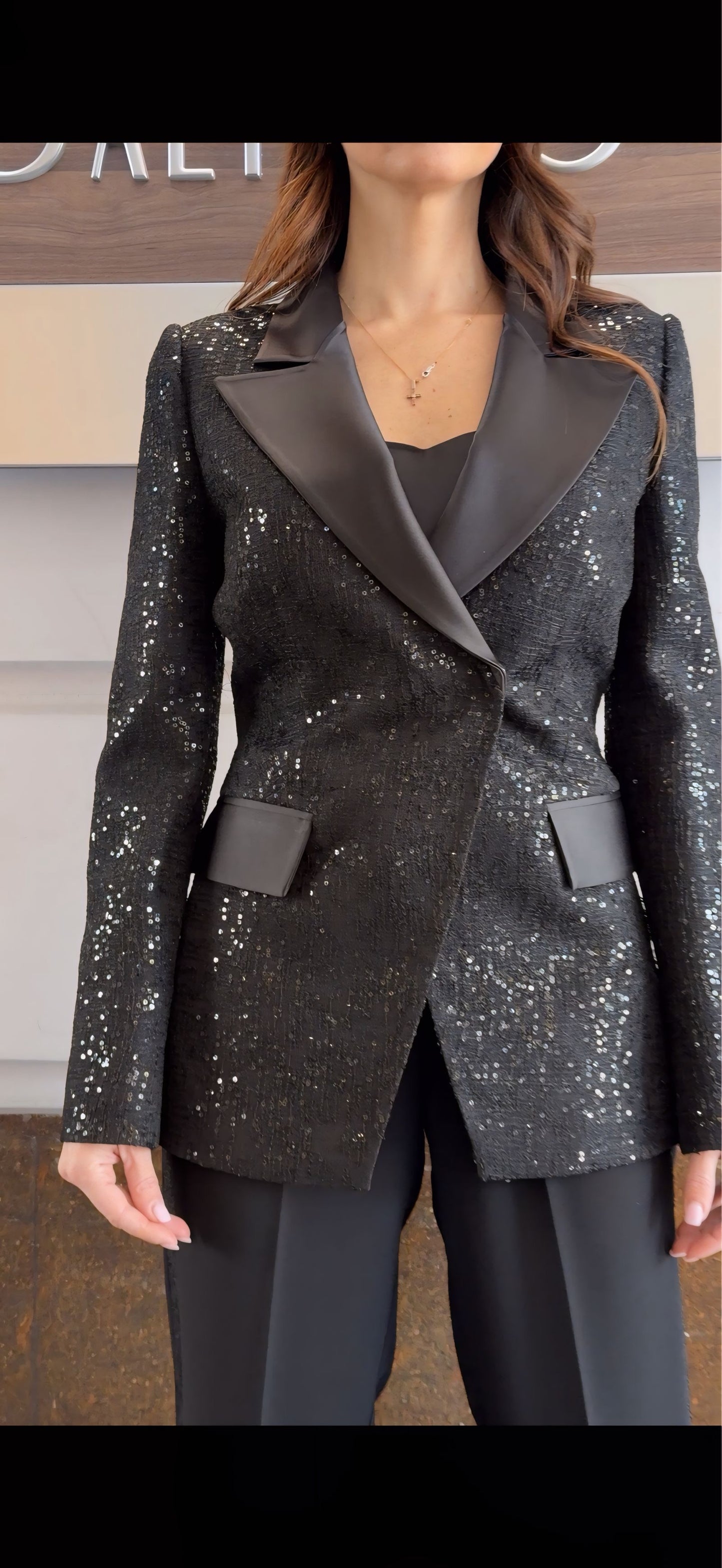 Tailleur Black Paillettes