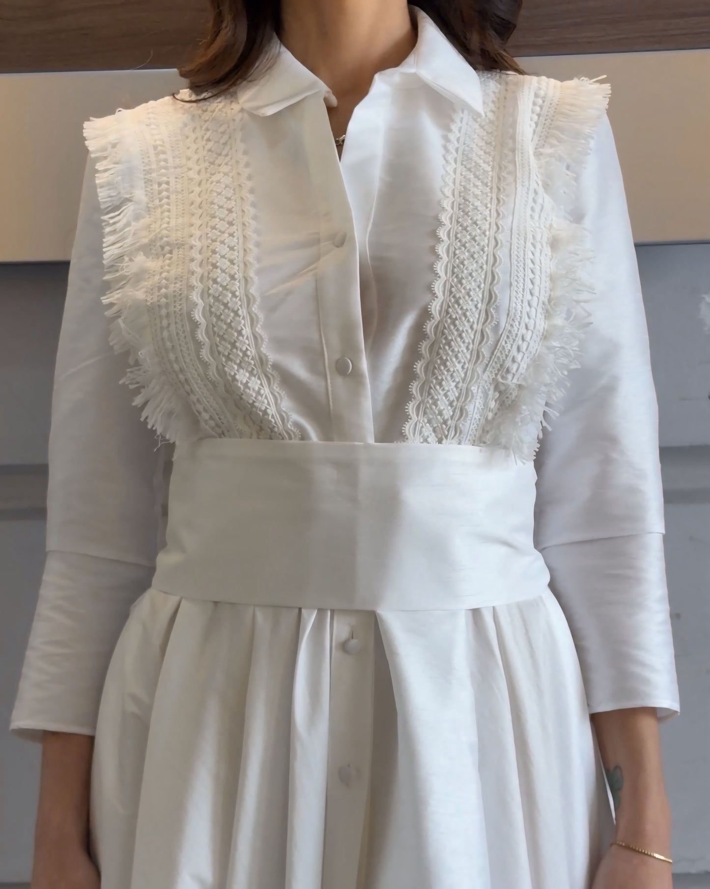 Abito White Chantilly