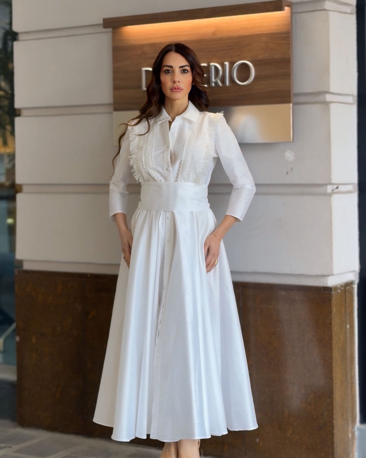 Abito White Chantilly