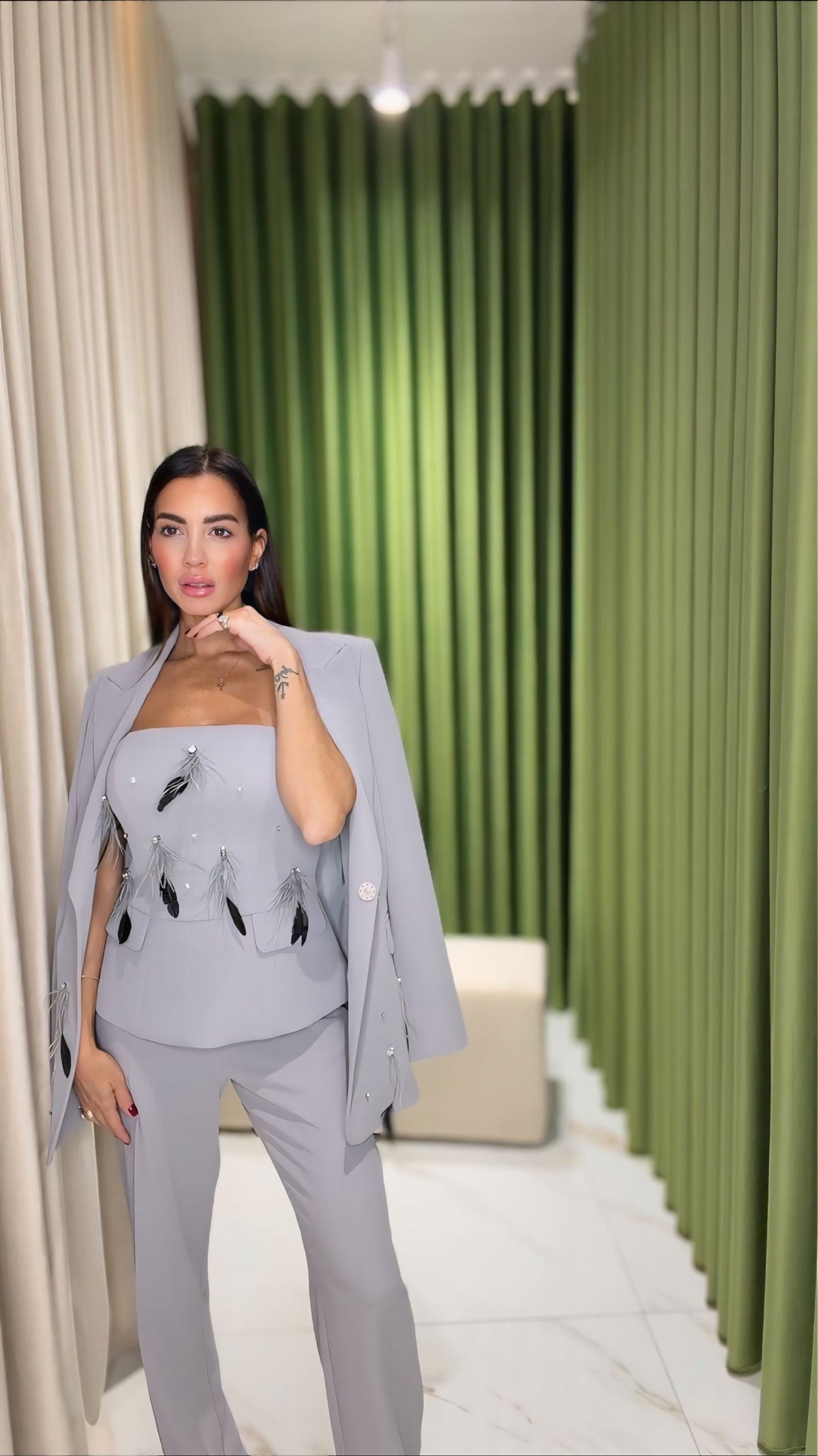 Tailleur Silver Glam