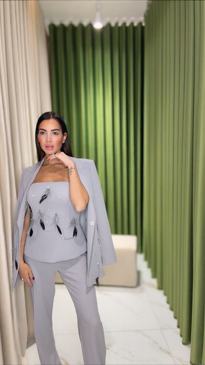 Tailleur Silver Glam