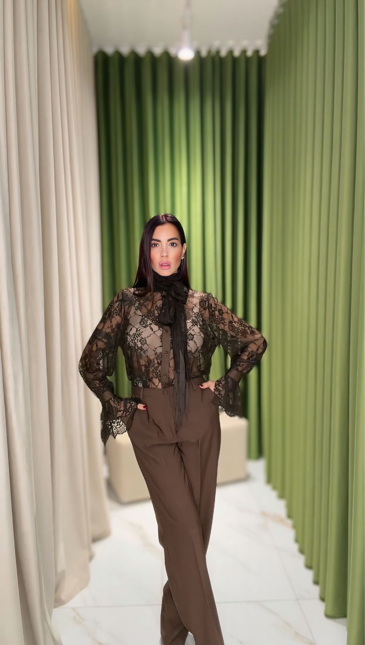 Camicia Tabacco Chic