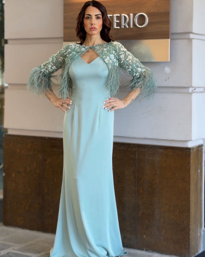 Abito Sage Elegance