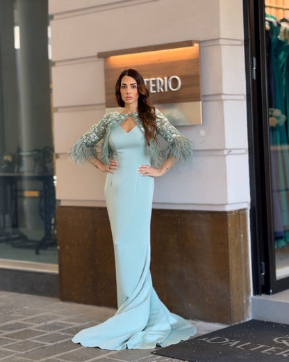 Abito Sage Elegance