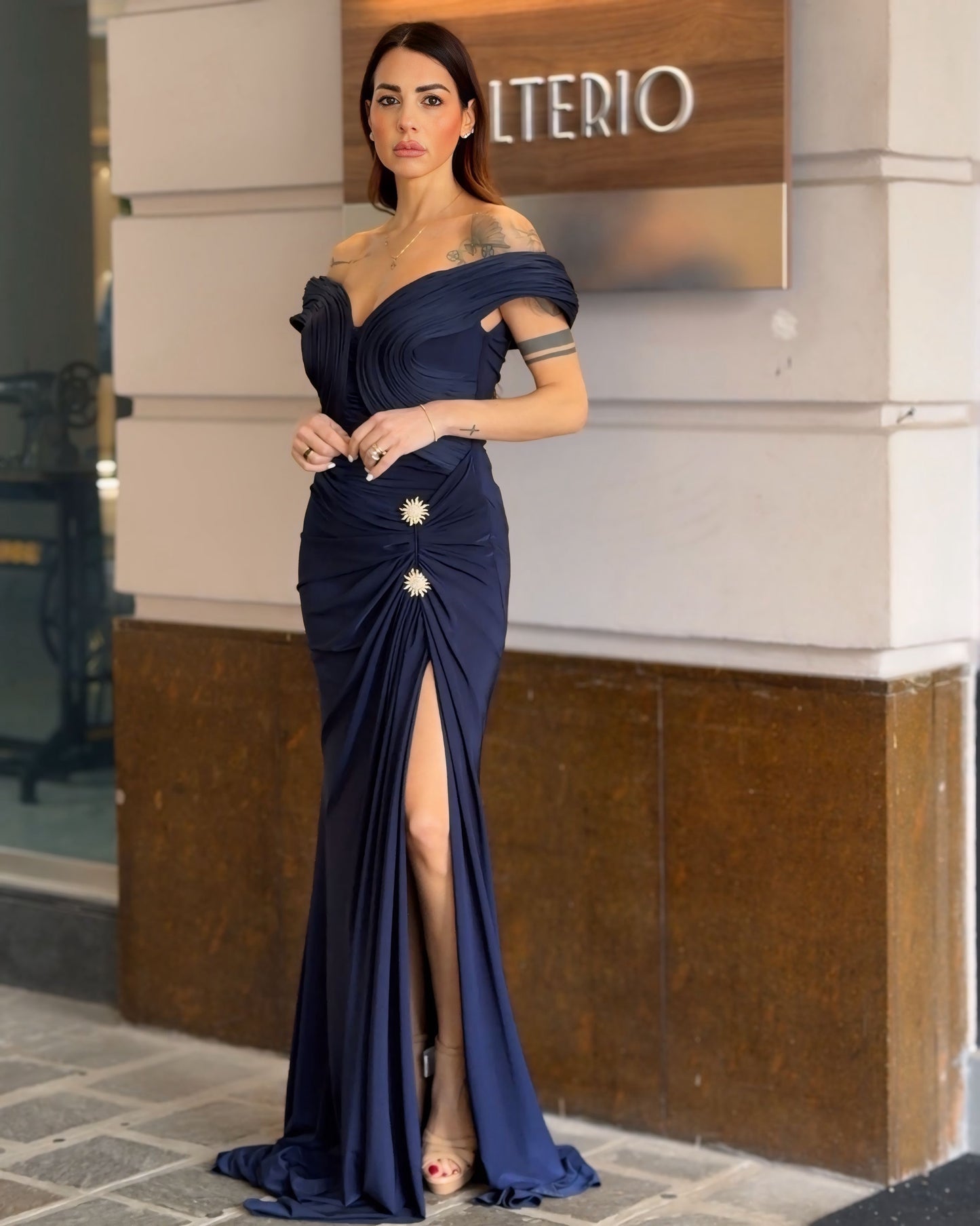 Abito Sole blu Couture